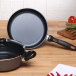 swiss-diamond-hd-nonstick-induction-casserole-with-lid-and-fry-pan-set-95-inch